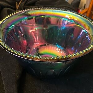 Vintage carnival glass